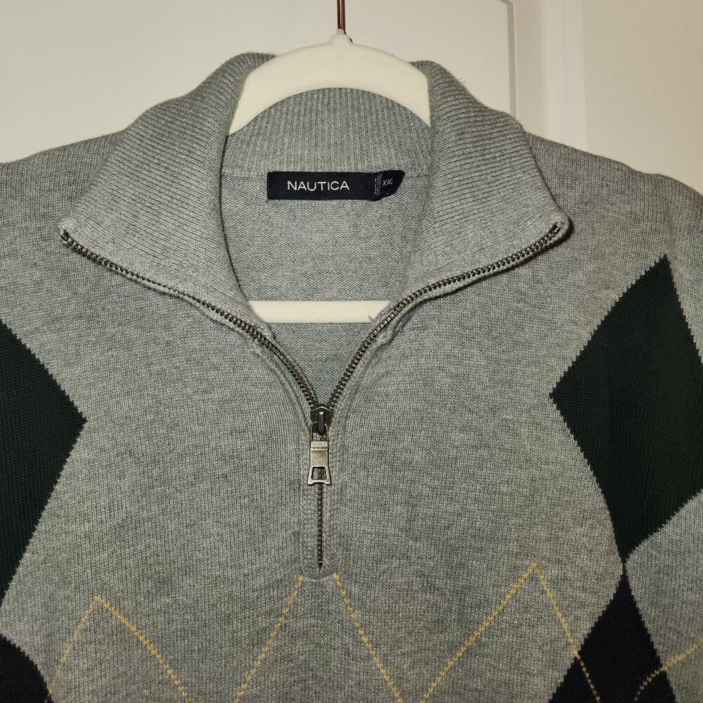 Nautica Sweater Pullover 1/4 Zip Mens's Size XXL - Picture 3 of 6